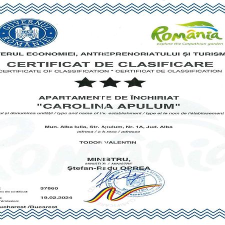 Vila Carolina Apulum Vila Alba Iulia Exterior foto